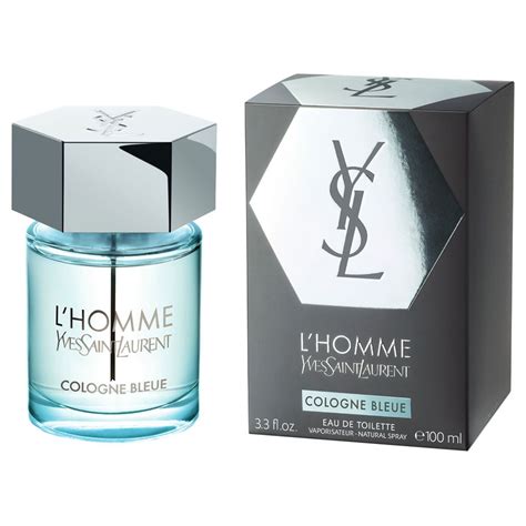 yves saint laurent ysl l'homme parfum blue bottle old|yves st laurent cologne.